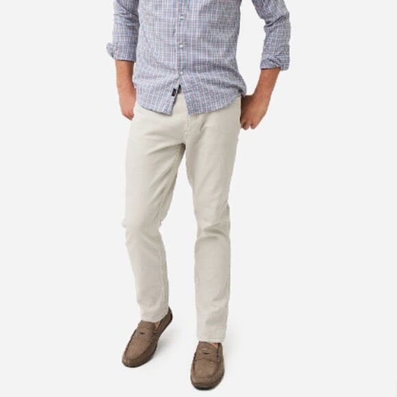 NWT Peter Millar Crown Men's Pilot Twill Pima Cotton Chino Trouser size 38x36 - Picture 1 of 5